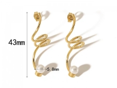 Stainless Steel Jewelry Wholesale - Stainless Steel Earrings - HY0158E0671