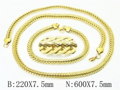 Wholesale Stainless Steel Bracelets & Necklaces Sets - HY61S0637HMX