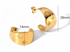 Stainless Steel Jewelry Wholesale - Stainless Steel Earrings - HY0158E0406