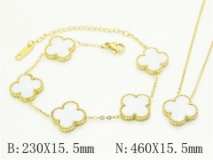 Wholesale Stainless Steel Bracelets & Necklaces Sets - HY32S0187HNQ