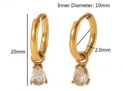 Stainless Steel Jewelry Wholesale - Stainless Steel Earrings - HY0158E0400