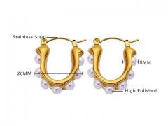 Stainless Steel Jewelry Wholesale - Stainless Steel Earrings - HY0076E0113
