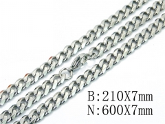Wholesale Stainless Steel Bracelets & Necklaces Sets - HY40S0373HLX