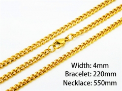 Wholesale Stainless Steel Bracelets & Necklaces Sets - HY40S0036O5