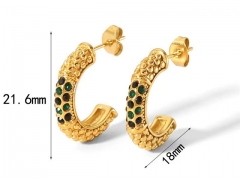 Stainless Steel Jewelry Wholesale - Stainless Steel Earrings - HY0158E0515