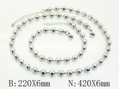 Wholesale Stainless Steel Bracelets & Necklaces Sets - HY70S0623NL