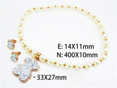 Stainless Steel Jewelry Wholesale - Stainless Steel Necklaces - HY64S1016IKC