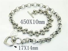 Stainless Steel Jewelry Wholesale - Stainless Steel Necklaces - HY21N0202HNZ