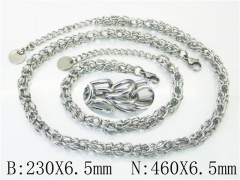 Wholesale Stainless Steel Bracelets & Necklaces Sets - HY40S0519HCC