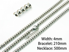 Wholesale Stainless Steel Bracelets & Necklaces Sets - HY76S0363OG