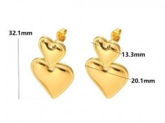 Stainless Steel Jewelry Wholesale - Stainless Steel Earrings - HY0158E0003