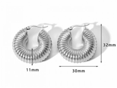 Stainless Steel Jewelry Wholesale - Stainless Steel Earrings - HY0158E0625