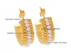 Stainless Steel Jewelry Wholesale - Stainless Steel Earrings - HY0076E0118