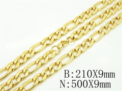 Wholesale Stainless Steel Bracelets & Necklaces Sets - HY40S0477HOX