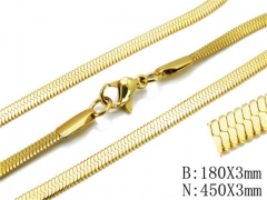 Wholesale Stainless Steel Bracelets & Necklaces Sets - HY70S0039PZ