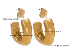 Stainless Steel Jewelry Wholesale - Stainless Steel Earrings - HY0076E0076