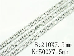 Wholesale Stainless Steel Bracelets & Necklaces Sets - HY40S0471HEE