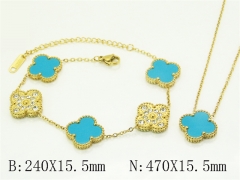 Wholesale Stainless Steel Bracelets & Necklaces Sets - HY32S0183HOQ