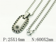 Stainless Steel Jewelry Wholesale - Stainless Steel Necklaces - HY41N0264HMW