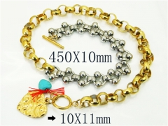 Stainless Steel Jewelry Wholesale - Stainless Steel Necklaces - HY21N0197HPS