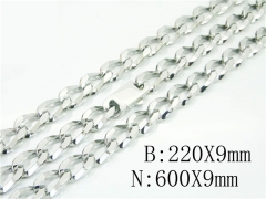 Wholesale Stainless Steel Bracelets & Necklaces Sets - HY40S0434KEE
