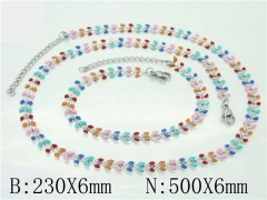 Wholesale Stainless Steel Bracelets & Necklaces Sets - HY39S0100HDD