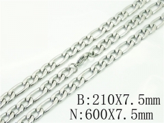Wholesale Stainless Steel Bracelets & Necklaces Sets - HY40S0472HHX