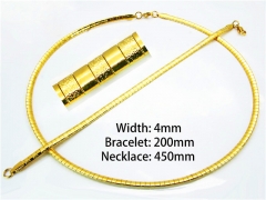 Wholesale Stainless Steel Bracelets & Necklaces Sets - HY40S0200HHL