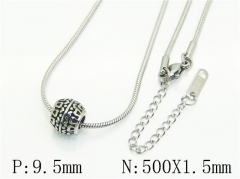 Stainless Steel Jewelry Wholesale - Stainless Steel Necklaces - HY12N0837BLL