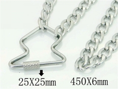 Stainless Steel Jewelry Wholesale - Stainless Steel Necklaces - HY81N0378LE