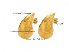 Stainless Steel Jewelry Wholesale - Stainless Steel Earrings - HY0076E0041