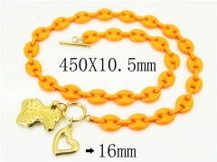 Wholesale Stainless Steel Bracelets & Necklaces Sets - HY21S0181IOE