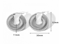 Stainless Steel Jewelry Wholesale - Stainless Steel Earrings - HY0158E0071