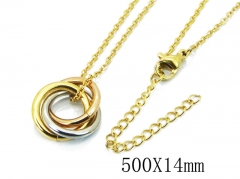 Stainless Steel Jewelry Wholesale - Stainless Steel Necklaces - HY59N0006LL