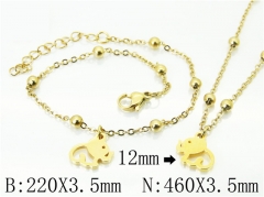 Wholesale Stainless Steel Bracelets & Necklaces Sets - HY91S1215HIE