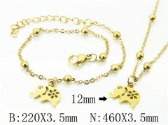 Wholesale Stainless Steel Bracelets & Necklaces Sets - HY91S1210HID