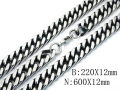Wholesale Stainless Steel Bracelets & Necklaces Sets - HY40S0321KHE