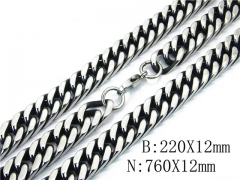 Wholesale Stainless Steel Bracelets & Necklaces Sets - HY40S0320KNC