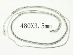 Stainless Steel Jewelry Wholesale - Stainless Steel Necklaces - HY53N0142ML