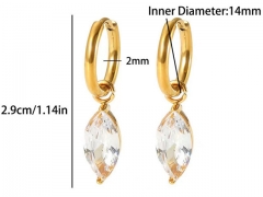 Stainless Steel Jewelry Wholesale - Stainless Steel Earrings - HY0158E0404