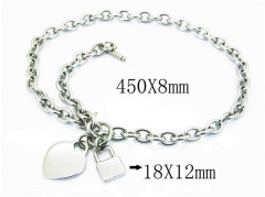 Stainless Steel Jewelry Wholesale - Stainless Steel Necklaces - HY40N0970HMV