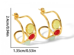 Stainless Steel Jewelry Wholesale - Stainless Steel Earrings - HY0158E0688