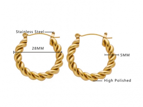 Stainless Steel Jewelry Wholesale - Stainless Steel Earrings - HY0076E0100