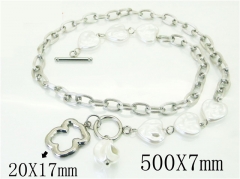 Stainless Steel Jewelry Wholesale - Stainless Steel Necklaces - HY21N0156HMX
