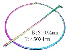 Wholesale Stainless Steel Bracelets & Necklaces Sets - HY70S0104HID