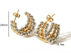 Stainless Steel Jewelry Wholesale - Stainless Steel Earrings - HY0158E0706