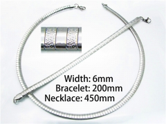 Wholesale Stainless Steel Bracelets & Necklaces Sets - HY40S0168OL