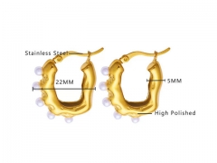 Stainless Steel Jewelry Wholesale - Stainless Steel Earrings - HY0076E0166