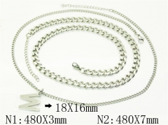 Stainless Steel Jewelry Wholesale - Stainless Steel Necklaces - HY64S1018IKV