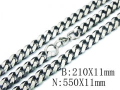 Wholesale Stainless Steel Bracelets & Necklaces Sets - HY40S0408JHD